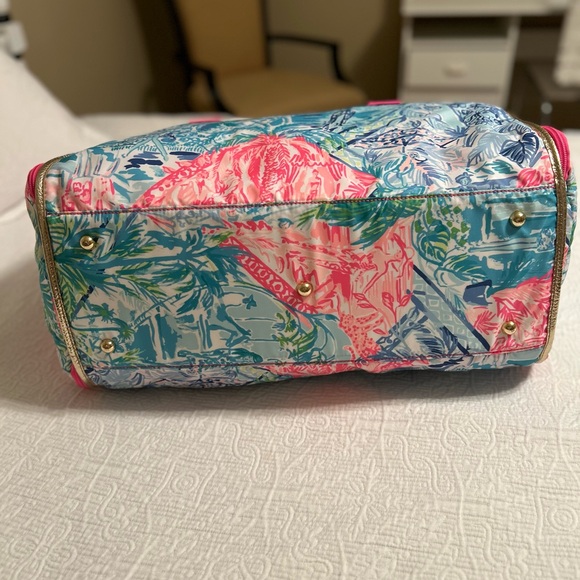 Lilly Pulitzer Convertible Weekender Garment Duffel Bag “Bohemian Wueen - Picture 8 of 8
